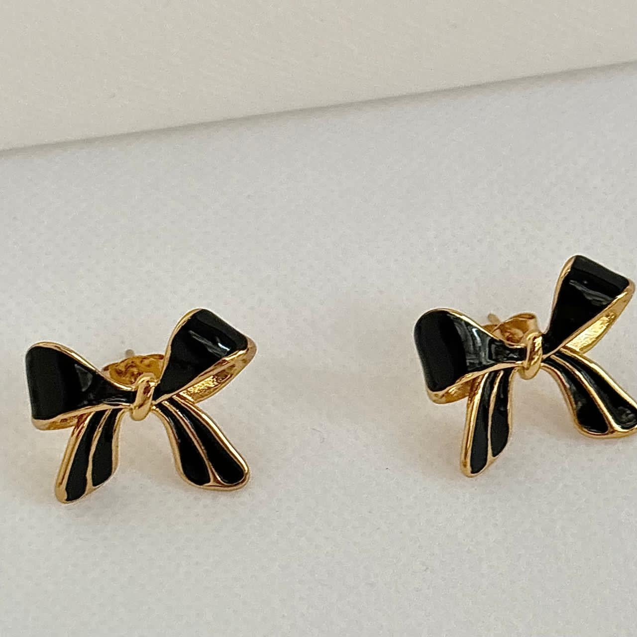 Baby Coquette Bow Studs
