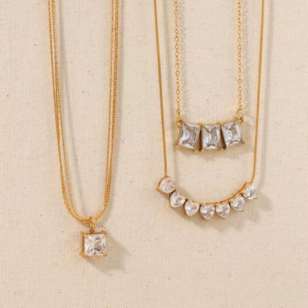 Nur Necklace -Tri Chain