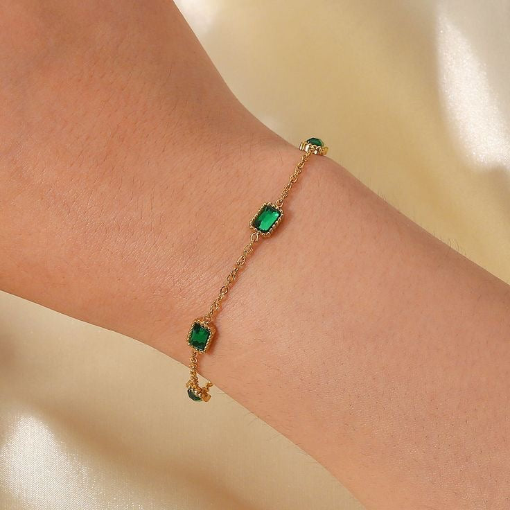 Faerydale Emerald Bracelet -18K