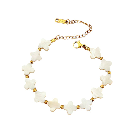 Shell Lucky Clovia Bracelet