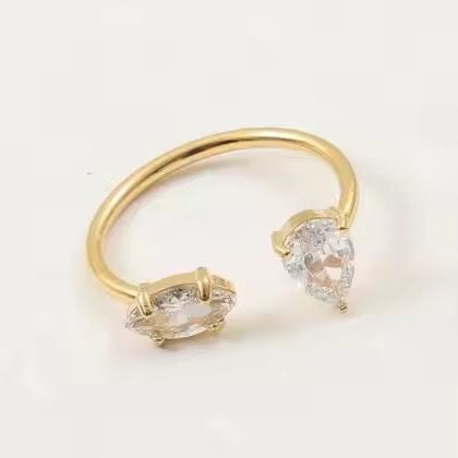 Windsor Marquise X Pear Cut Diamond Ring