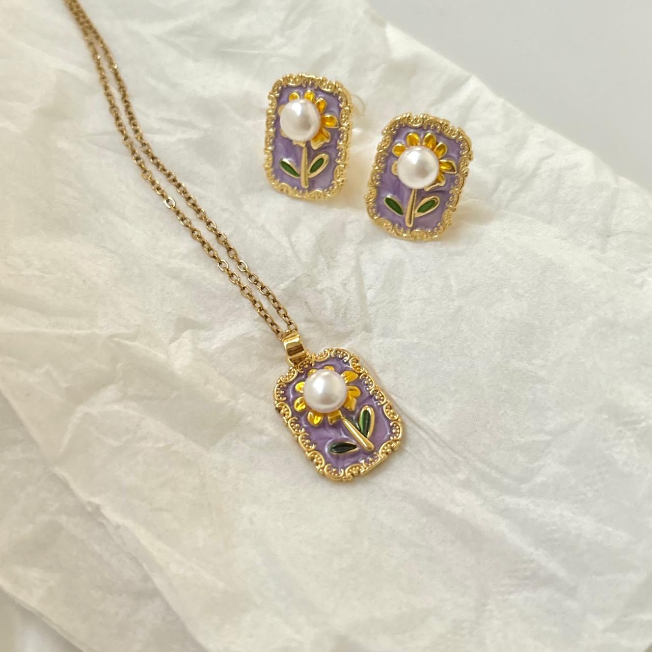 Purple Sunset Flora Set