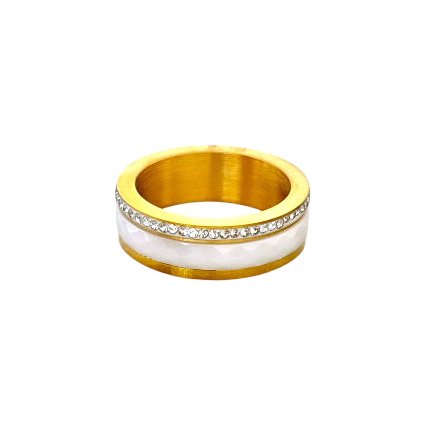 Eleanor Fidget Ring-18K (White)