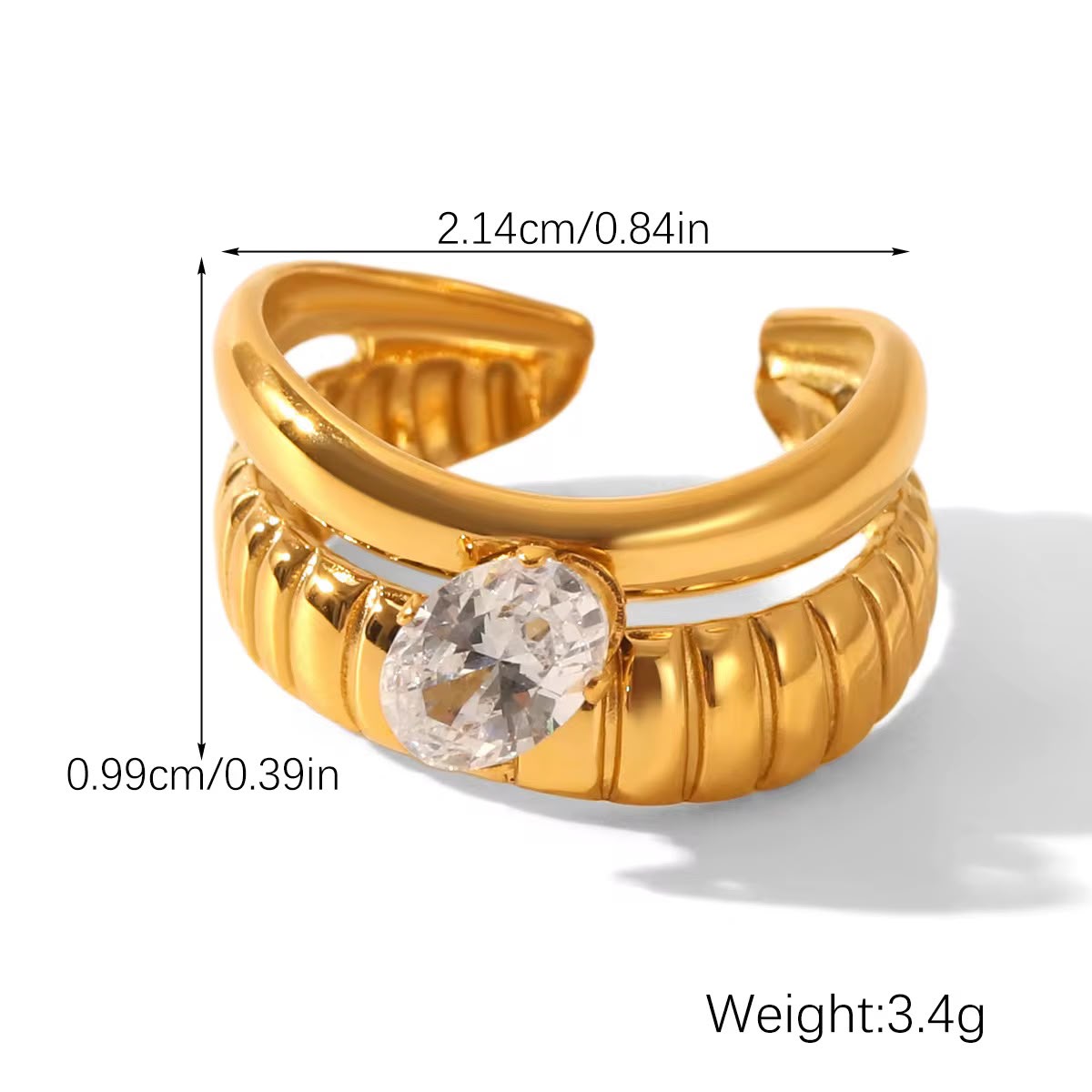 Bisou Gemma Ring