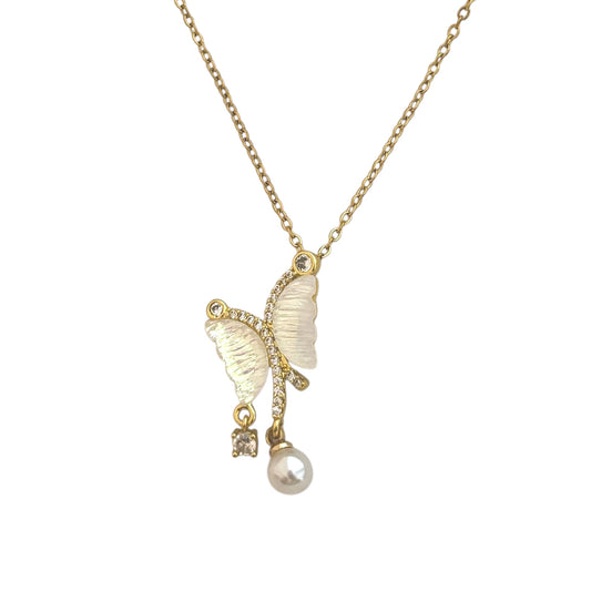 Aurora Flutter Charm Necklace
