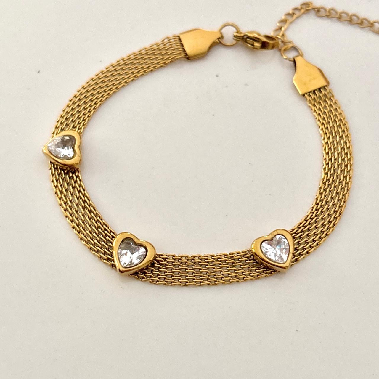 Love Note Mesh Bracelet