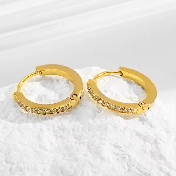 Amelia Dainty Zircon Hoops