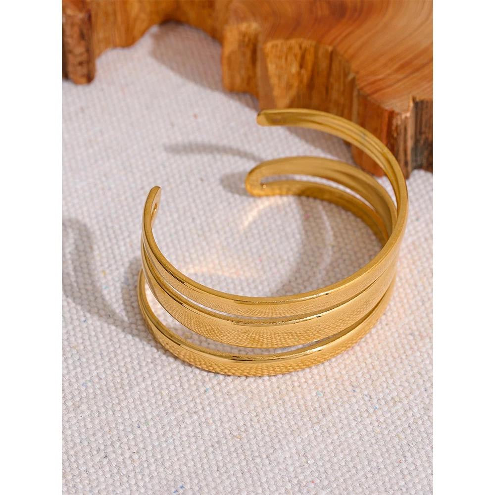 Jane Three Layered Cuff -18K