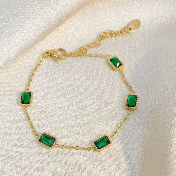 Faerydale Emerald Bracelet -18K