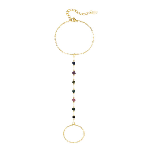Rock Gem Hand Chain