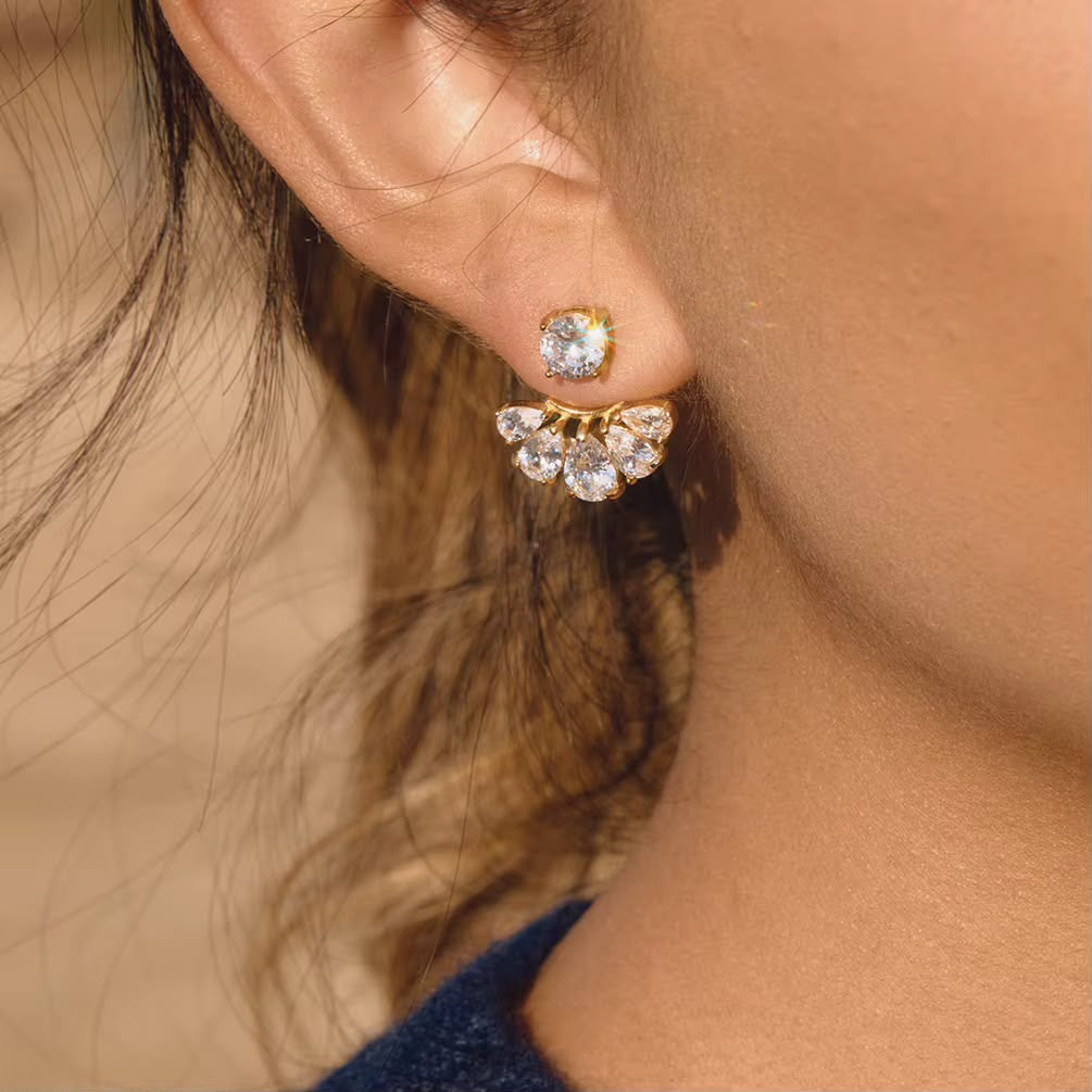 Couronne LUX Earrings -Two Ways