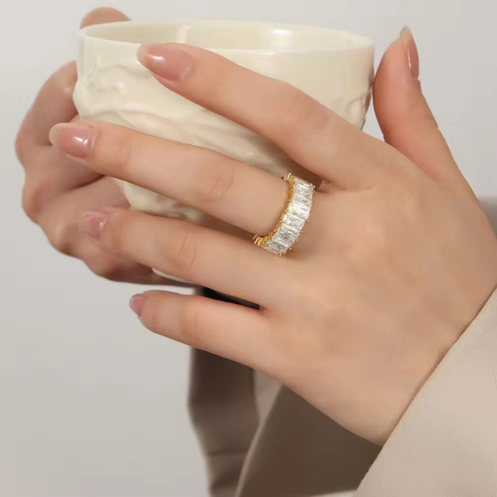 Princess LUX Eternity Band Ring