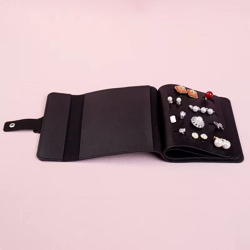 Foldable Jewelry Organizer -Travel Friendly | Black