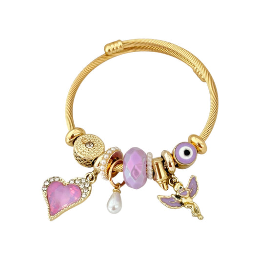 Lilac Dreams Charms Bracelet