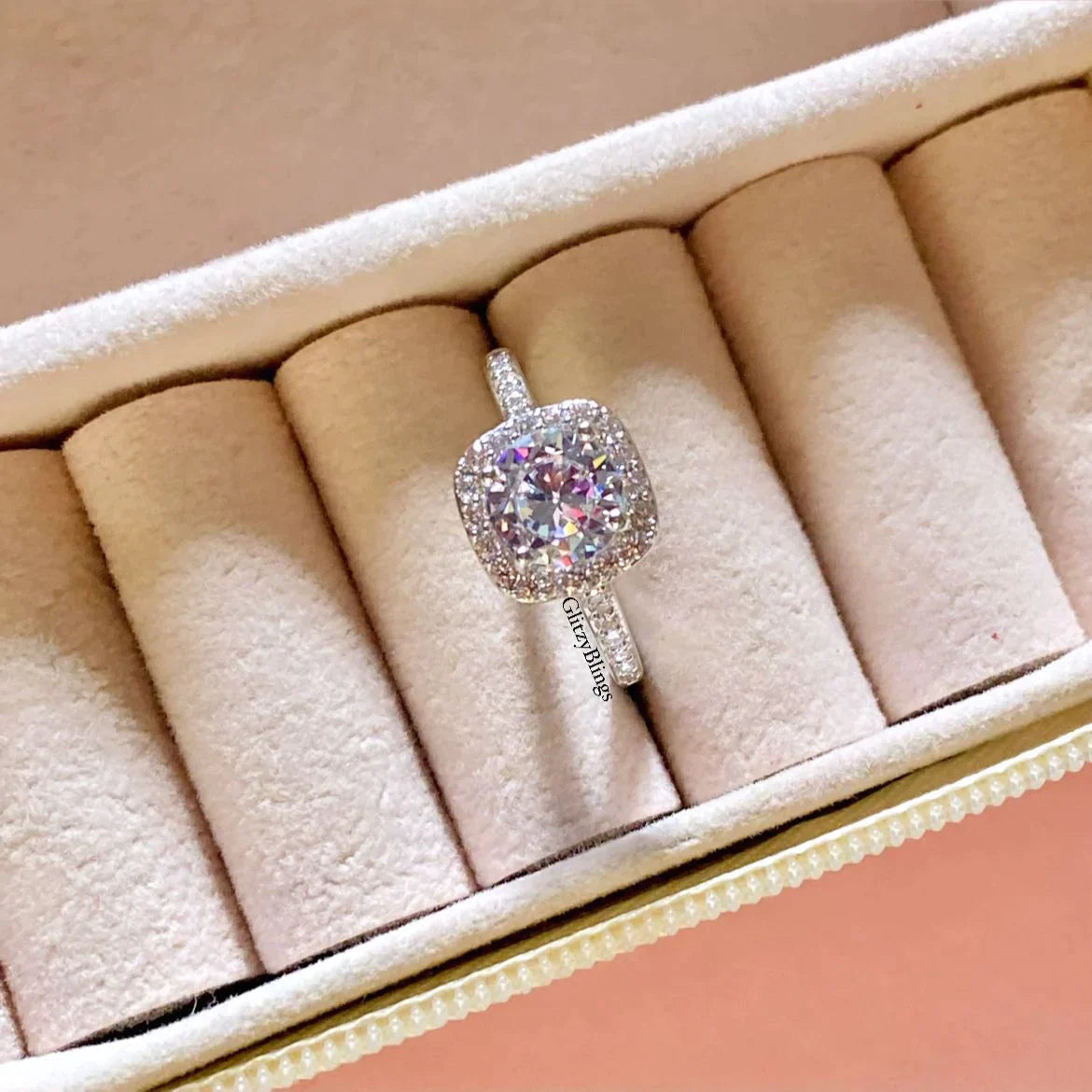 Solitaire Zircon Ring