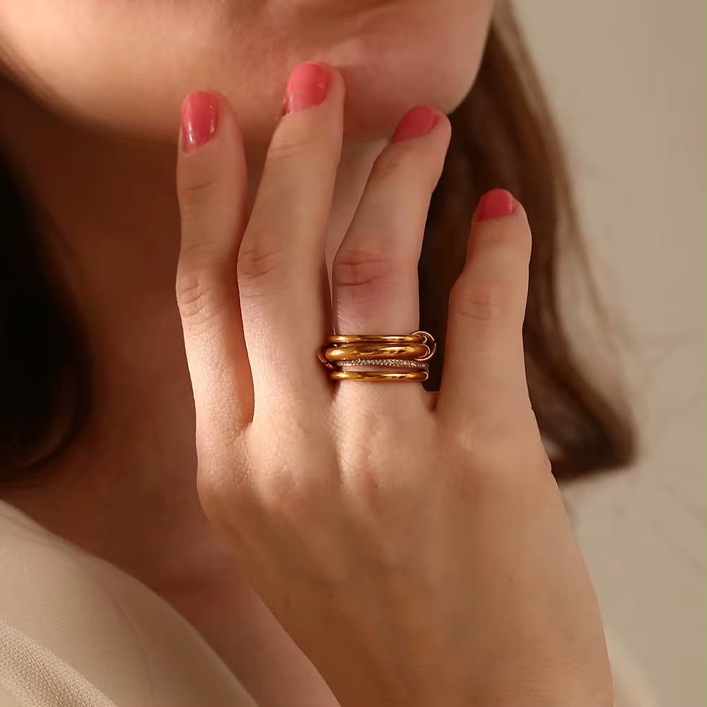 Timeless Interwine Stack Ring