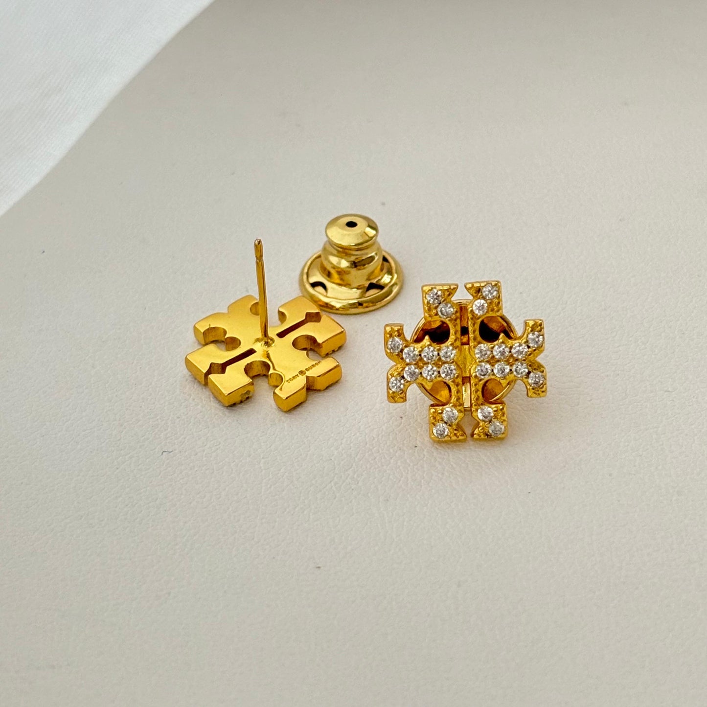 Luxury Diamante Miller Studs -22K