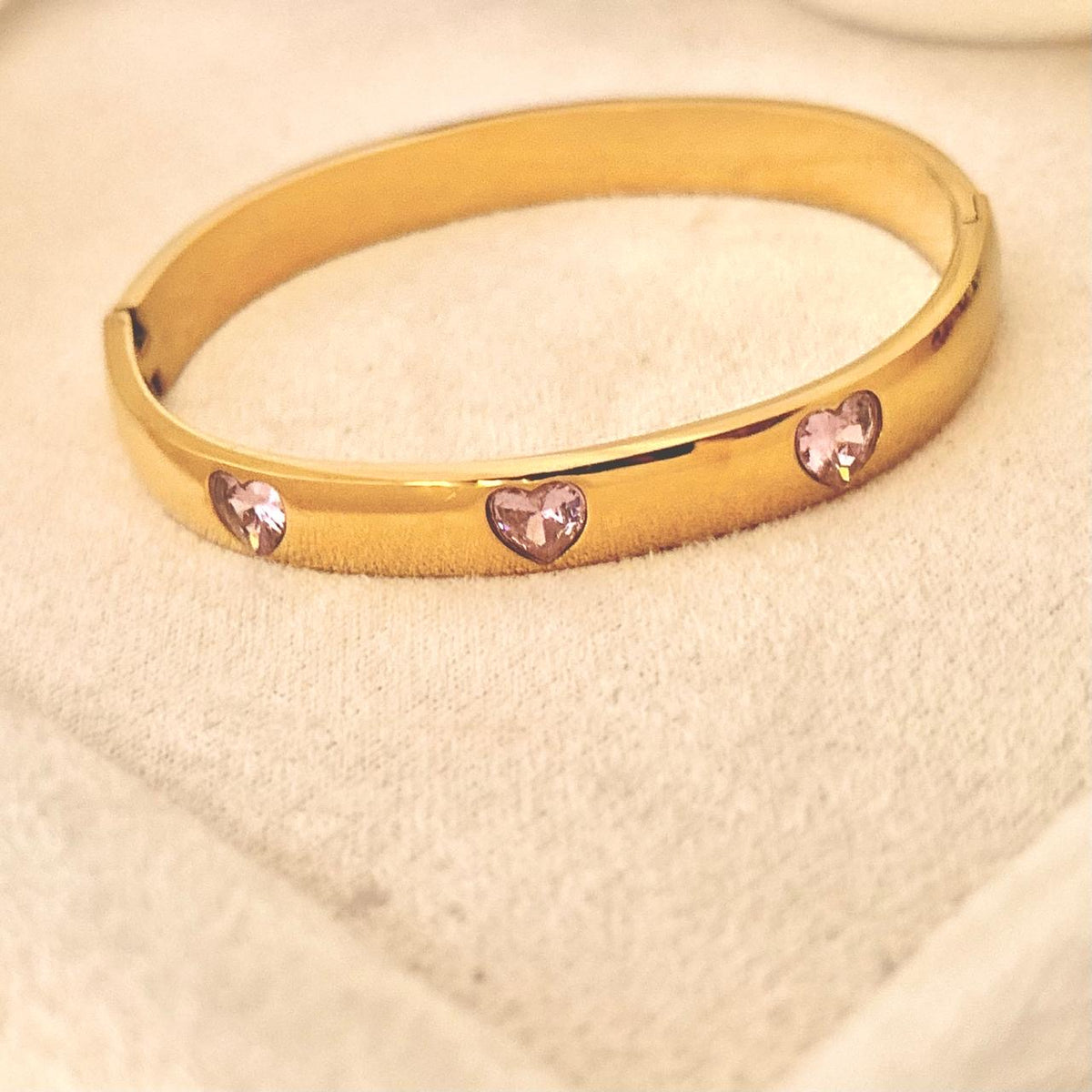 The Three Of Heart Bangle