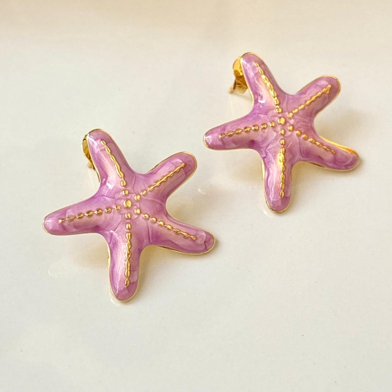 Starlétta Studs -Pearl Lilac