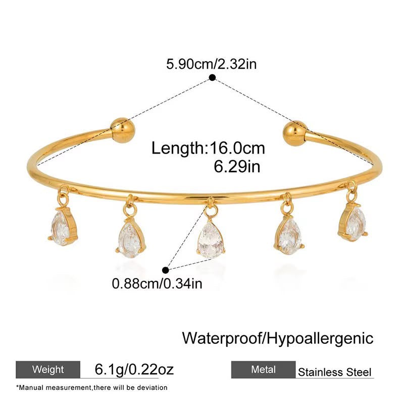 Tears Of Gold Cuff