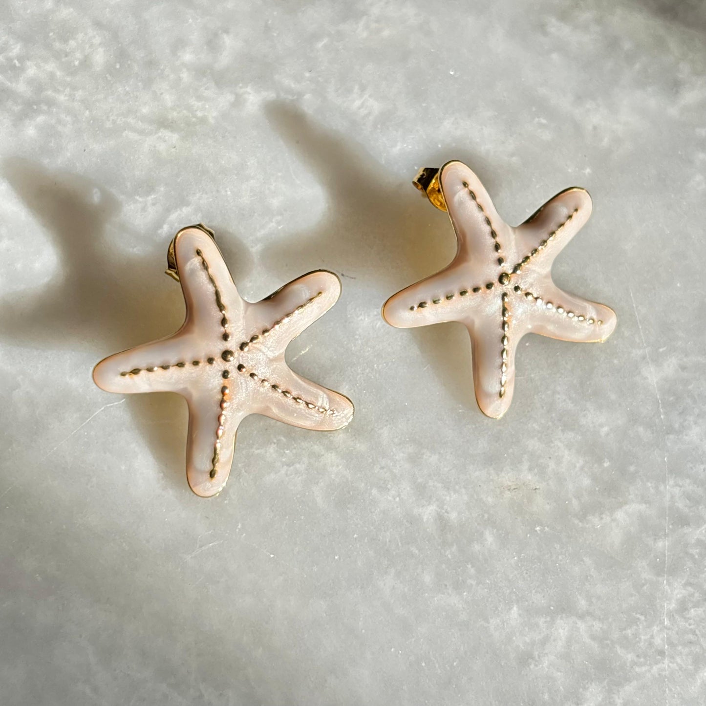 Starlétta Studs -Pearly White