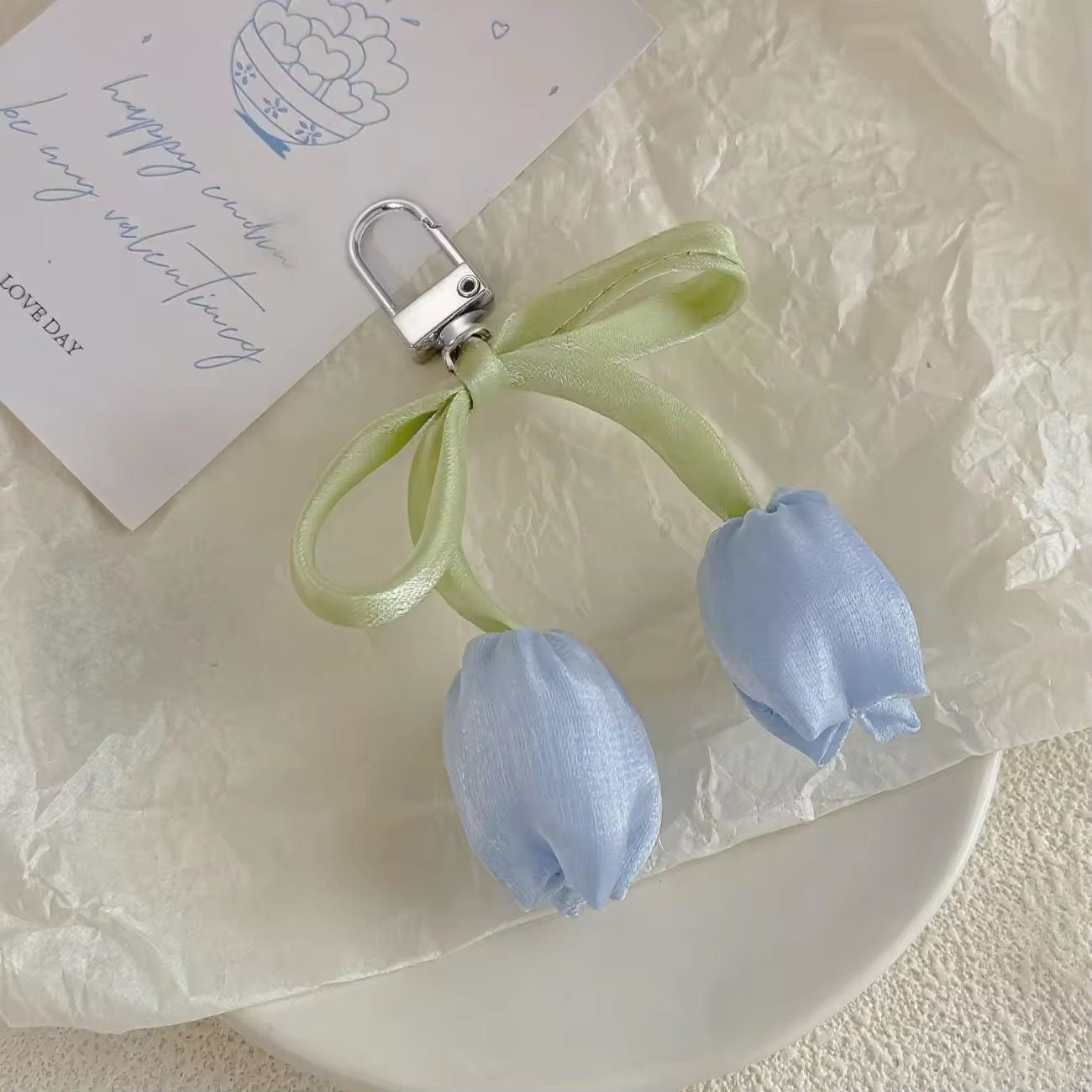 Coquette Tulip Pearle Phone | Bag Charm X Keychain