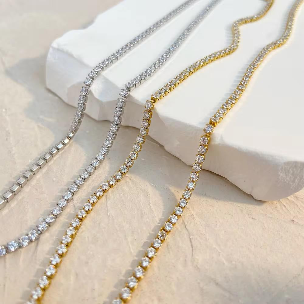 Marilyn Tennis Necklace -Two Ways