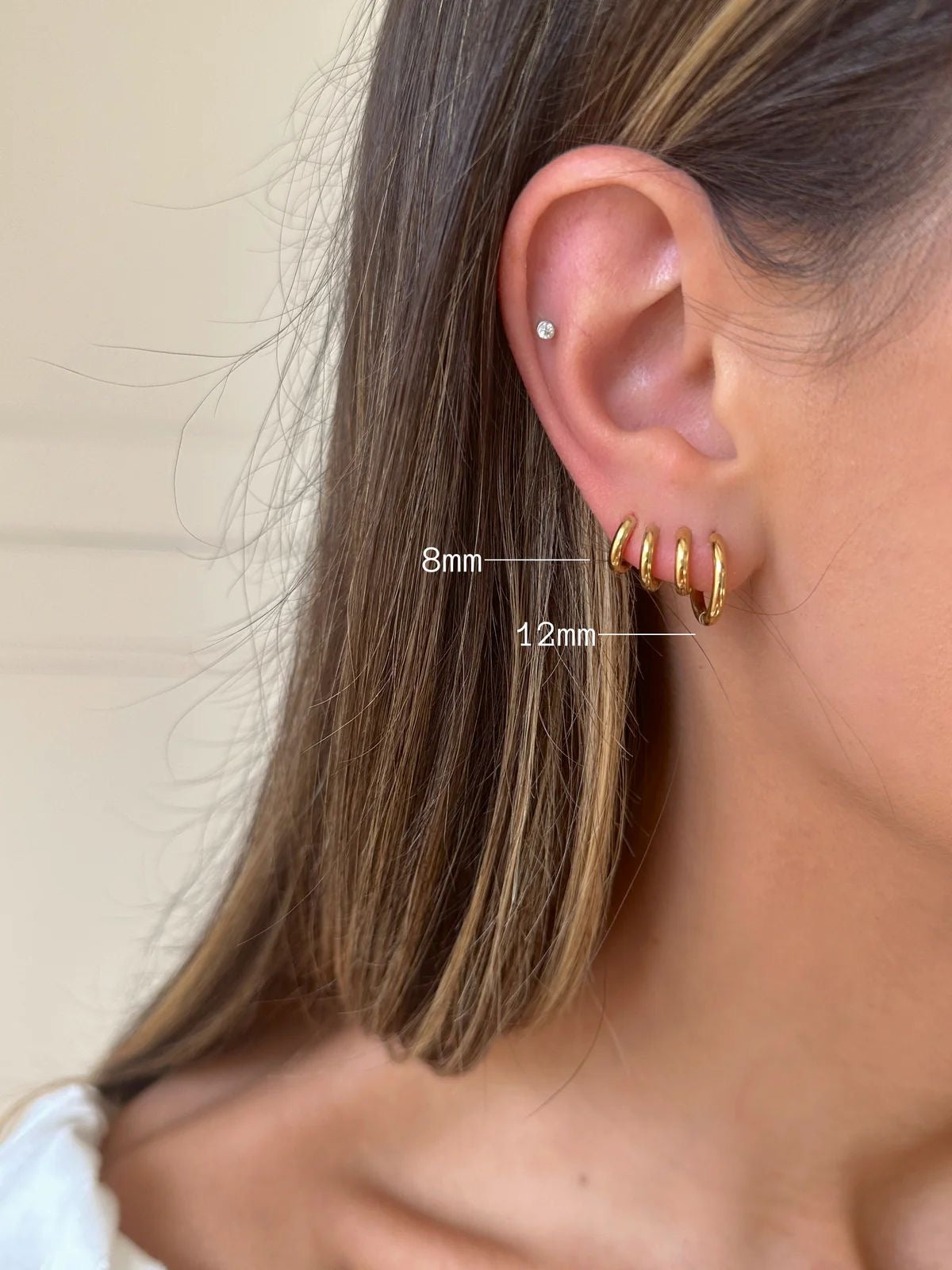 Stacking Hoops -18K