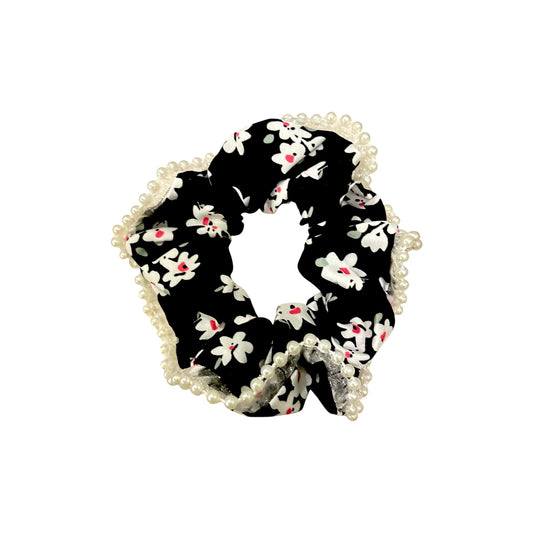 Pearl Black Forest Scrunchie
