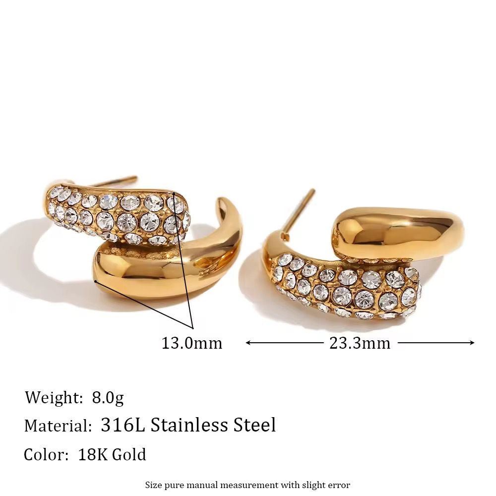 Talia Diamante Studs