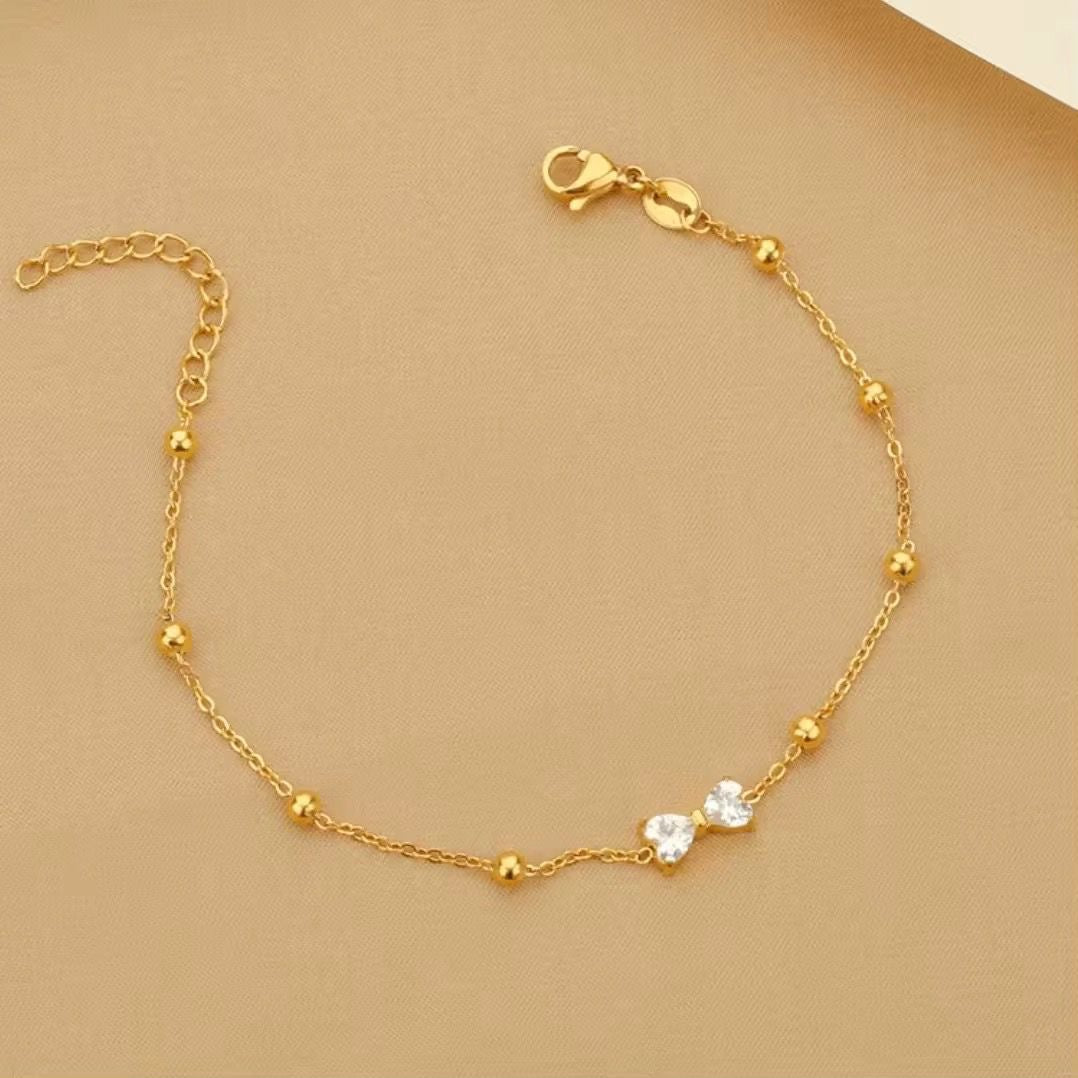 Crystal Bow Bracelet