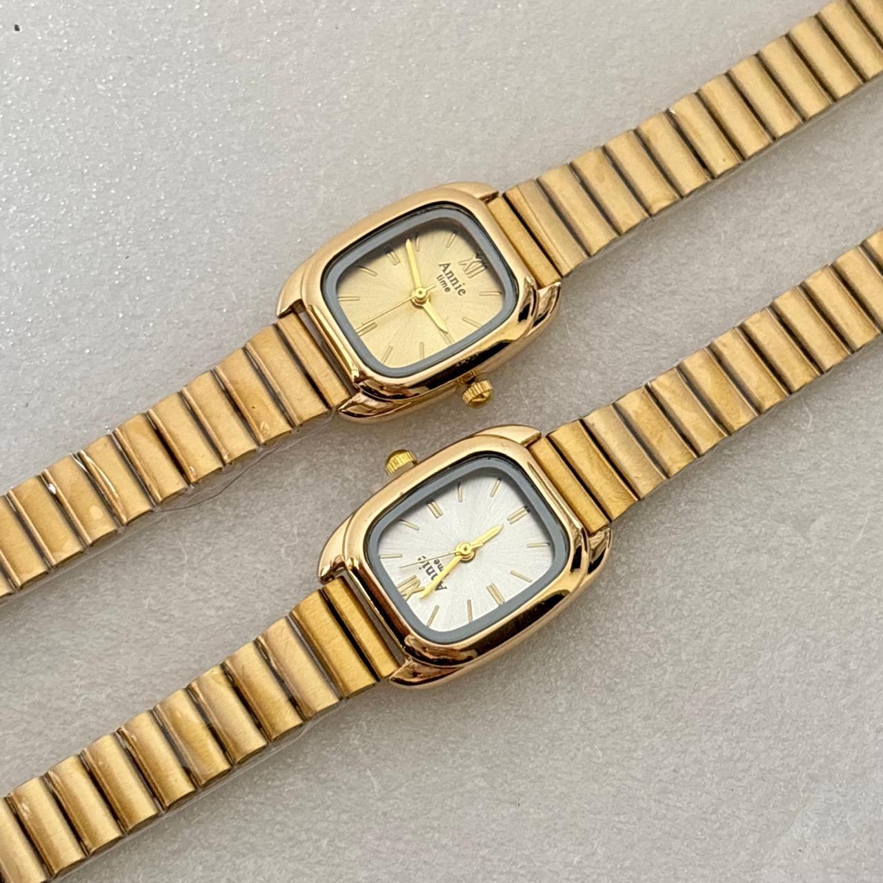 LUX Lumière Square Pearly White Watch