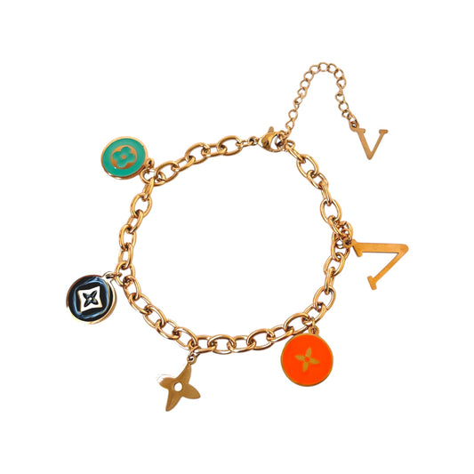 LUX Blossom Star Charm Bracelet