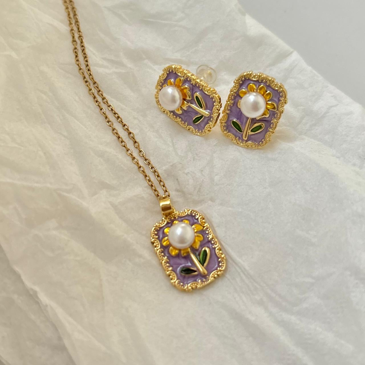 Purple Sunset Flora Set