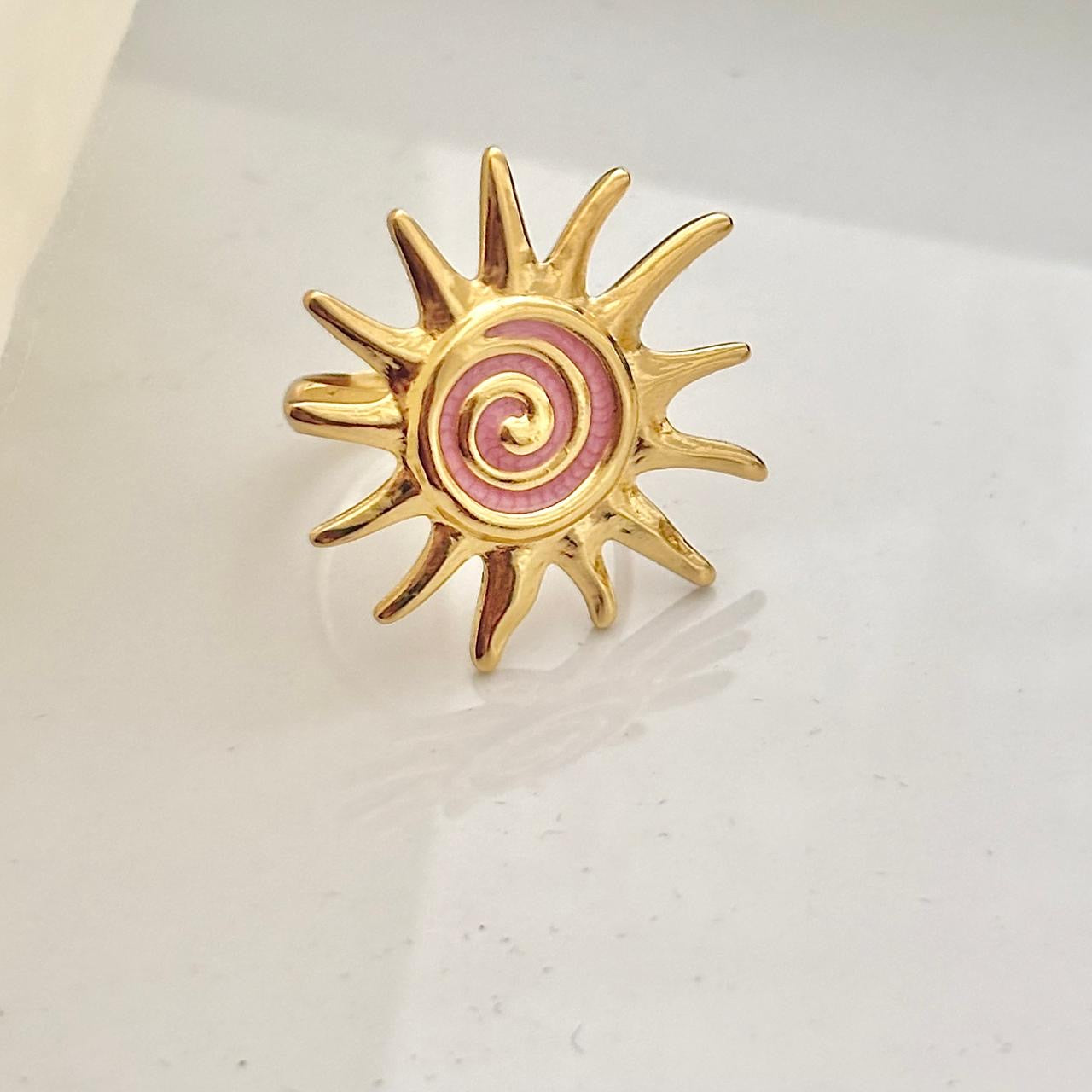 Sunbloom Ring -Pink
