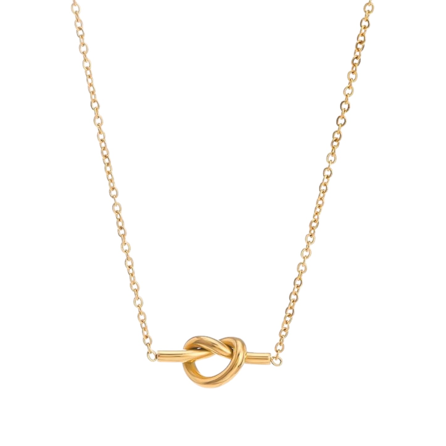 Love Me Knott Necklace -18K