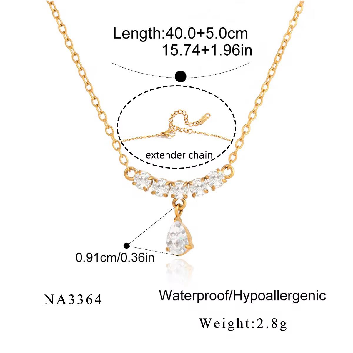 Heavenly Drop Necklace