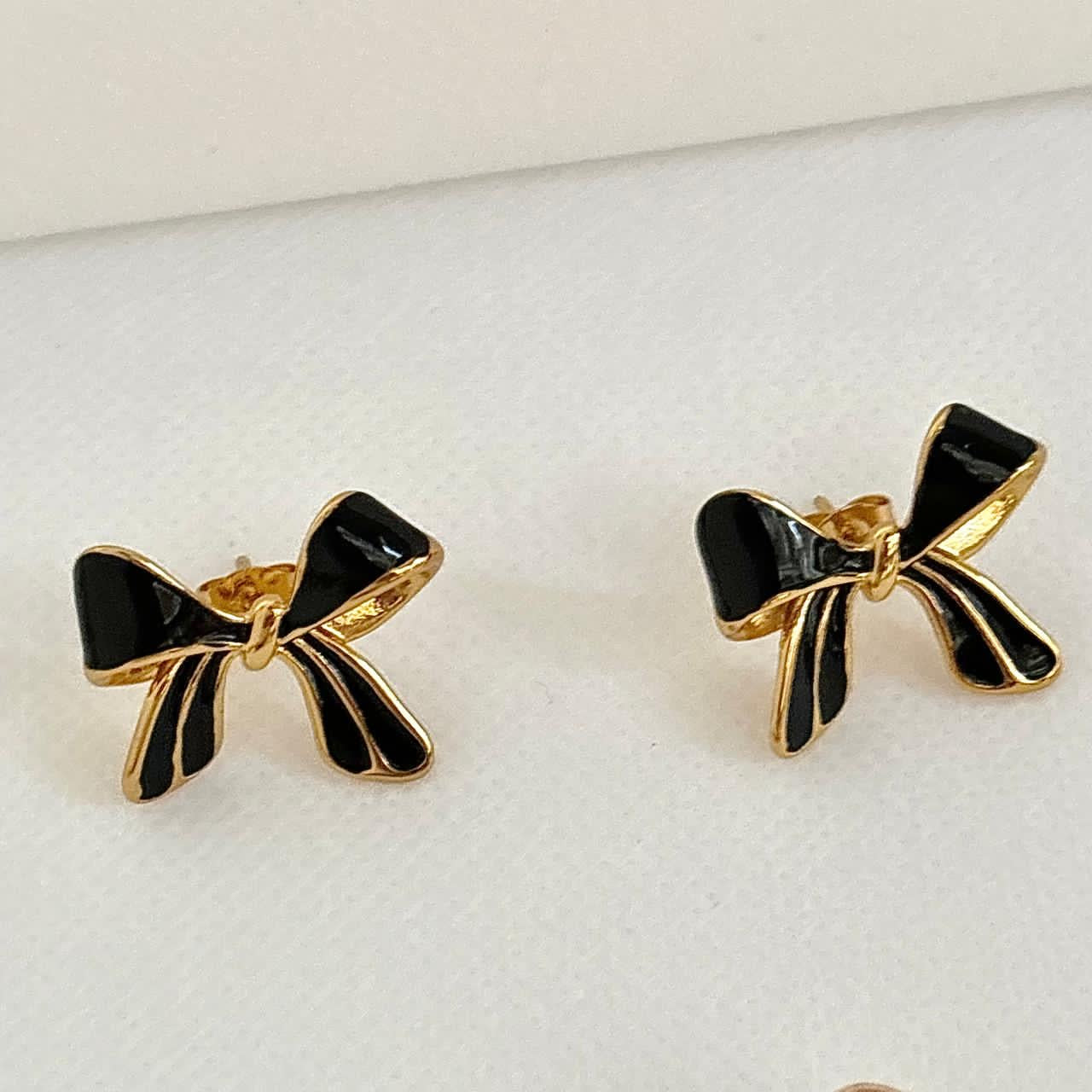 Baby Coquette Bow Studs