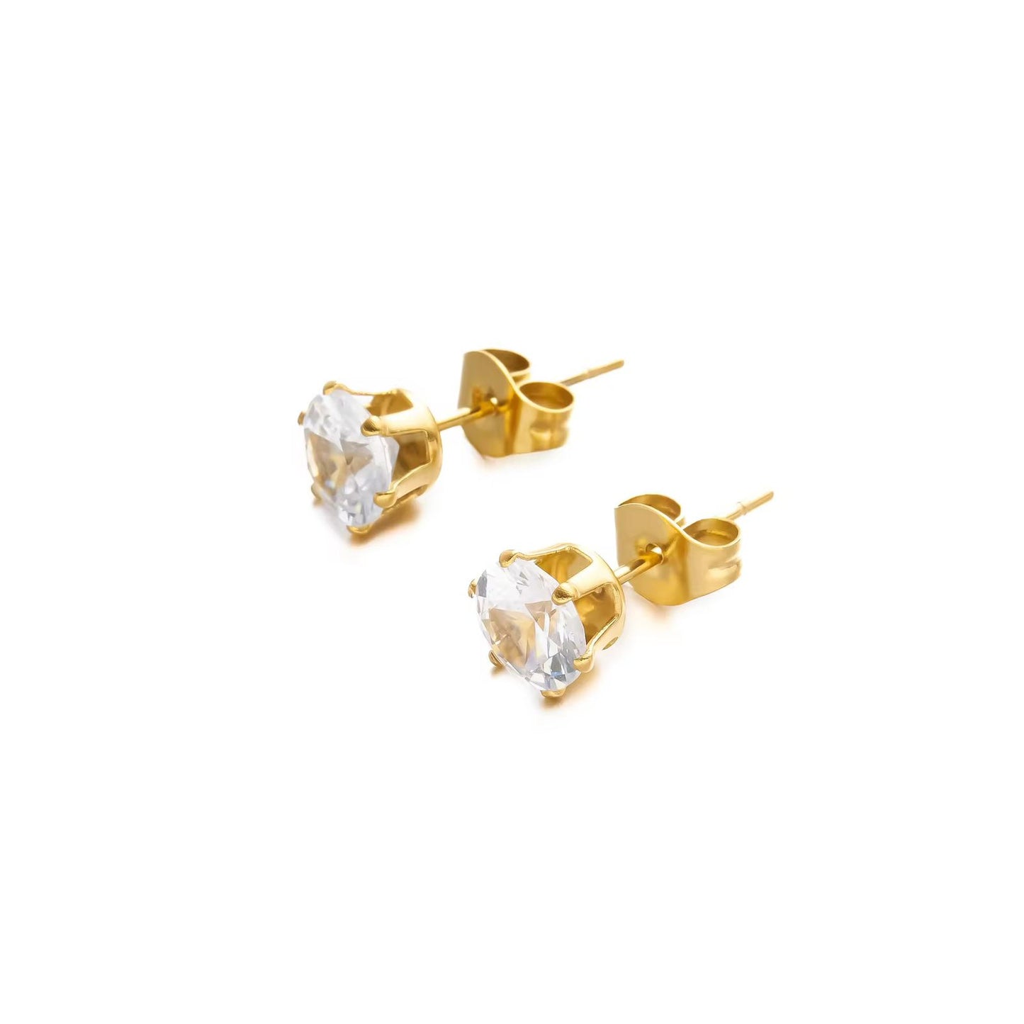 Diamond Dainty Dot Studs