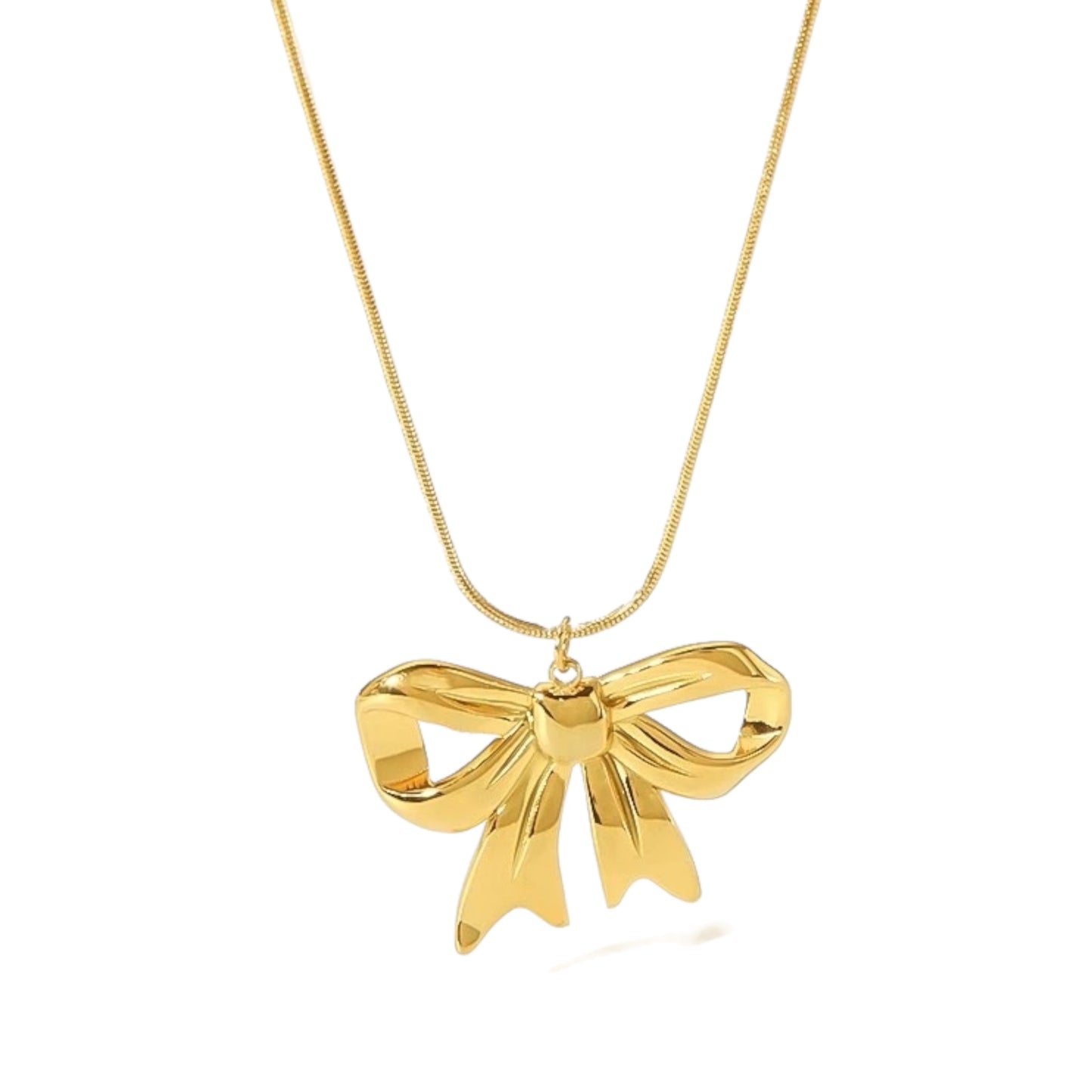 Queen Bow Necklace -18K