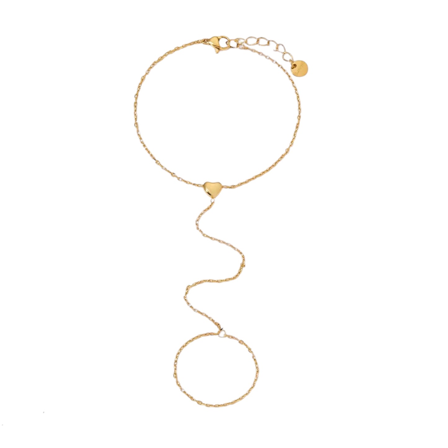 Petunia Heart Hand Chain