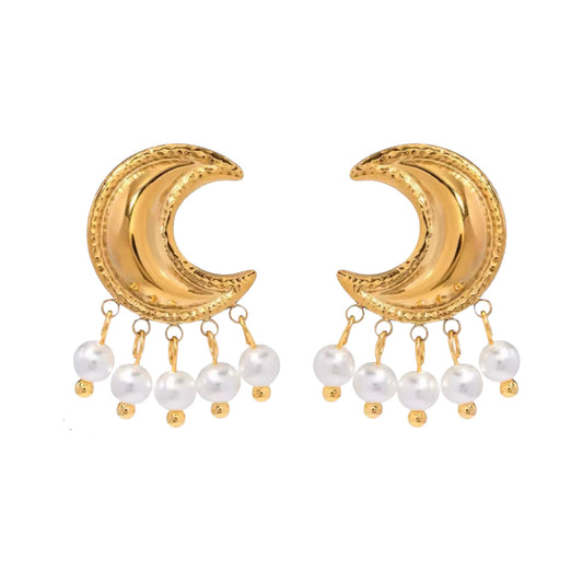 Moon Marry Perla Studs