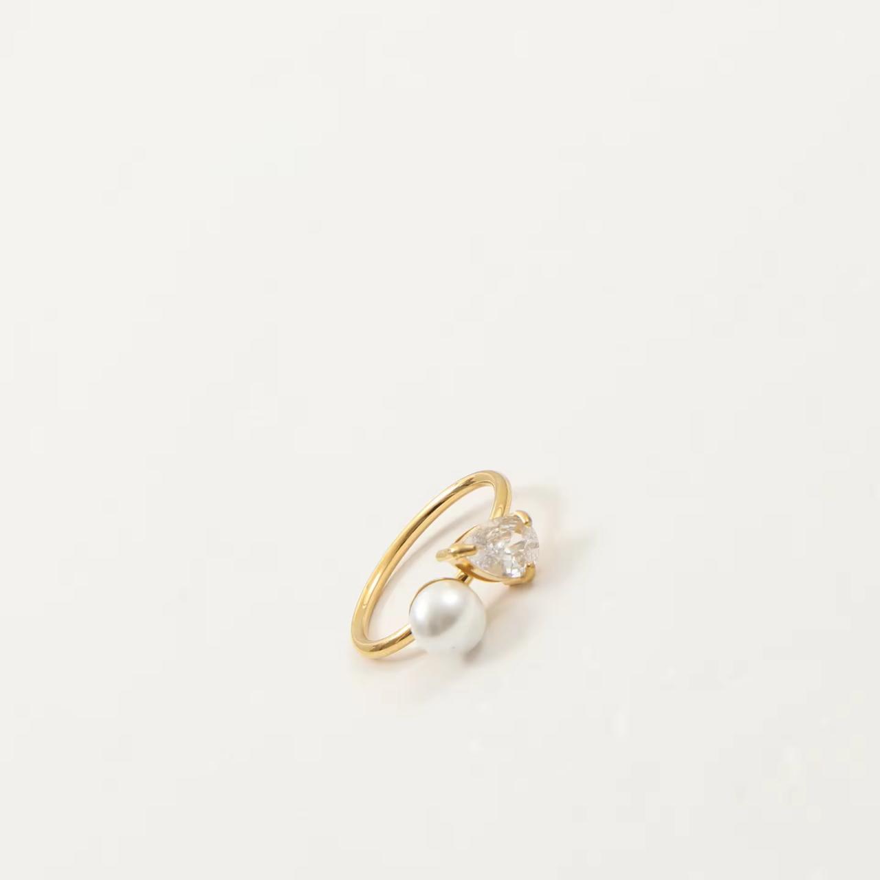 The Pearl Promise Toi&Moi Ring
