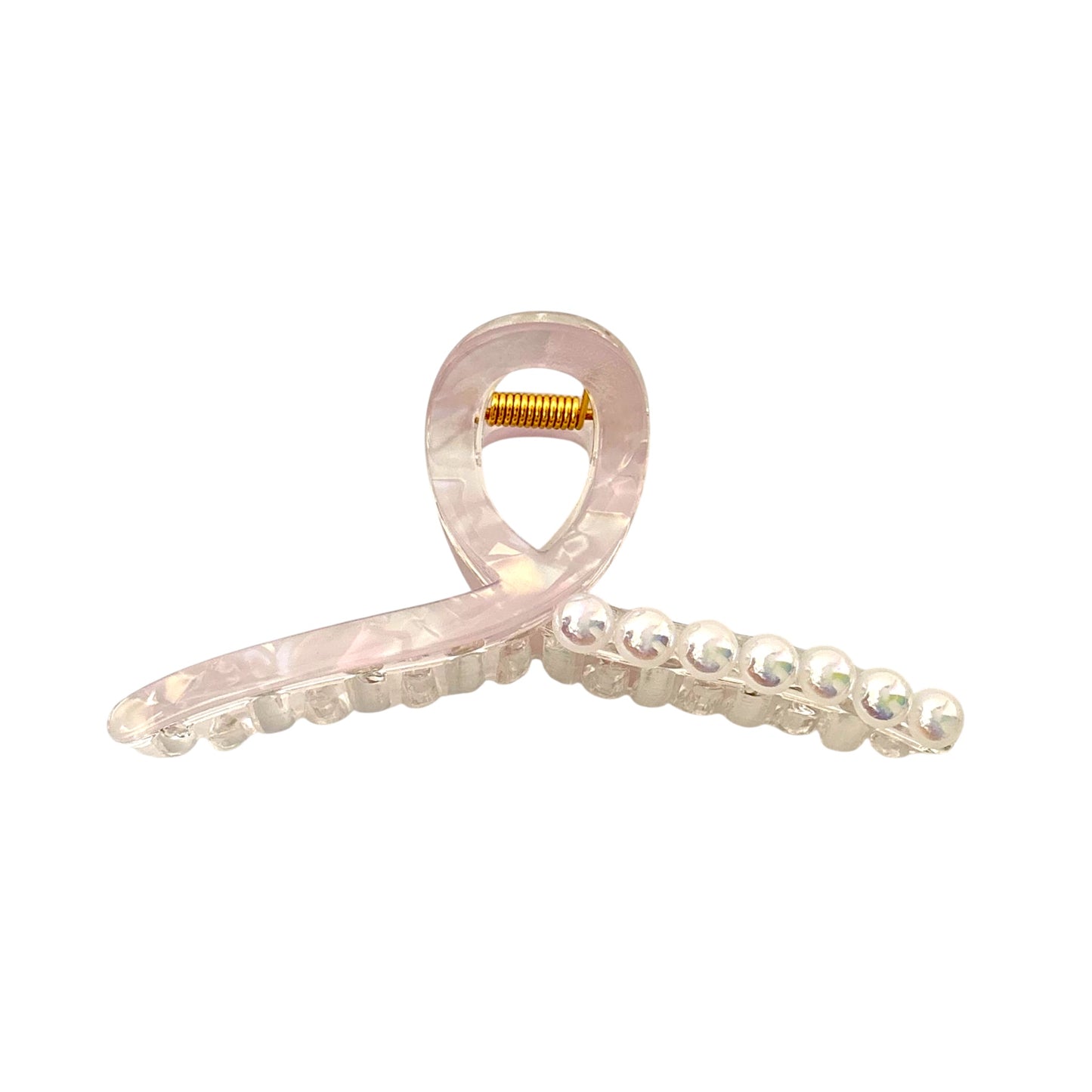 Pearly Knot Claw Clip -Lilac
