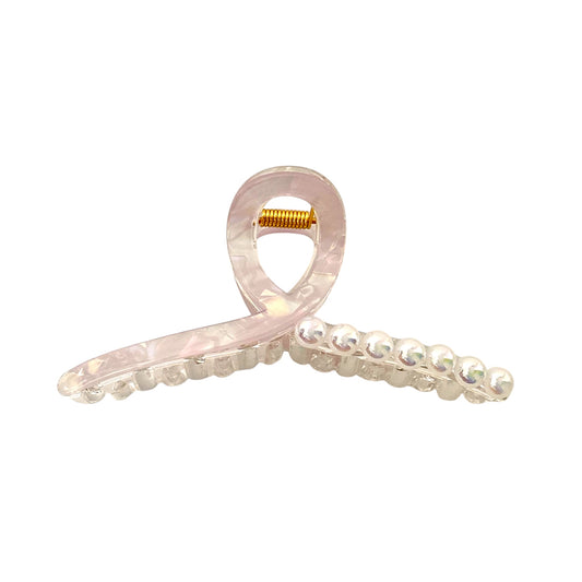 Pearly Knot Claw Clip -Lilac