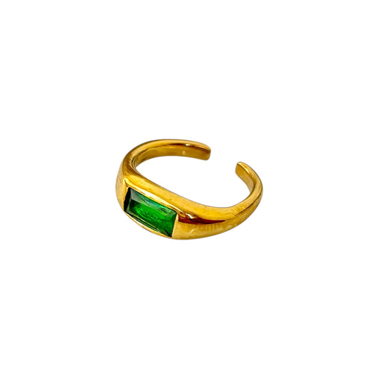 Mystic Emerald Ring -18K