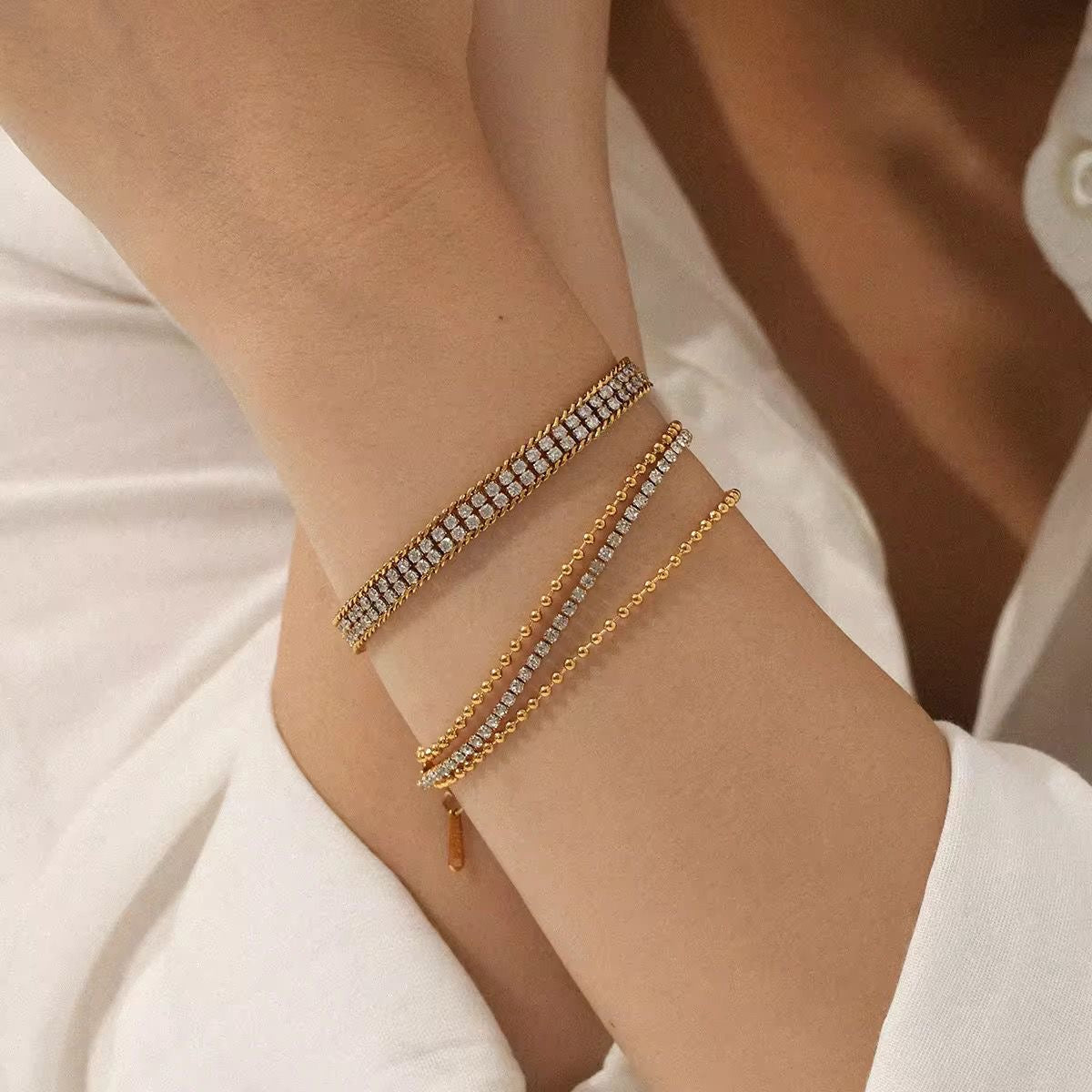 Alara Tri-Stack Bracelet