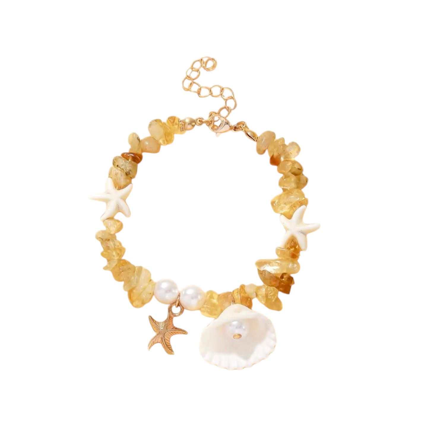 Starlight Coastal Bracelet -Citrine Yellow