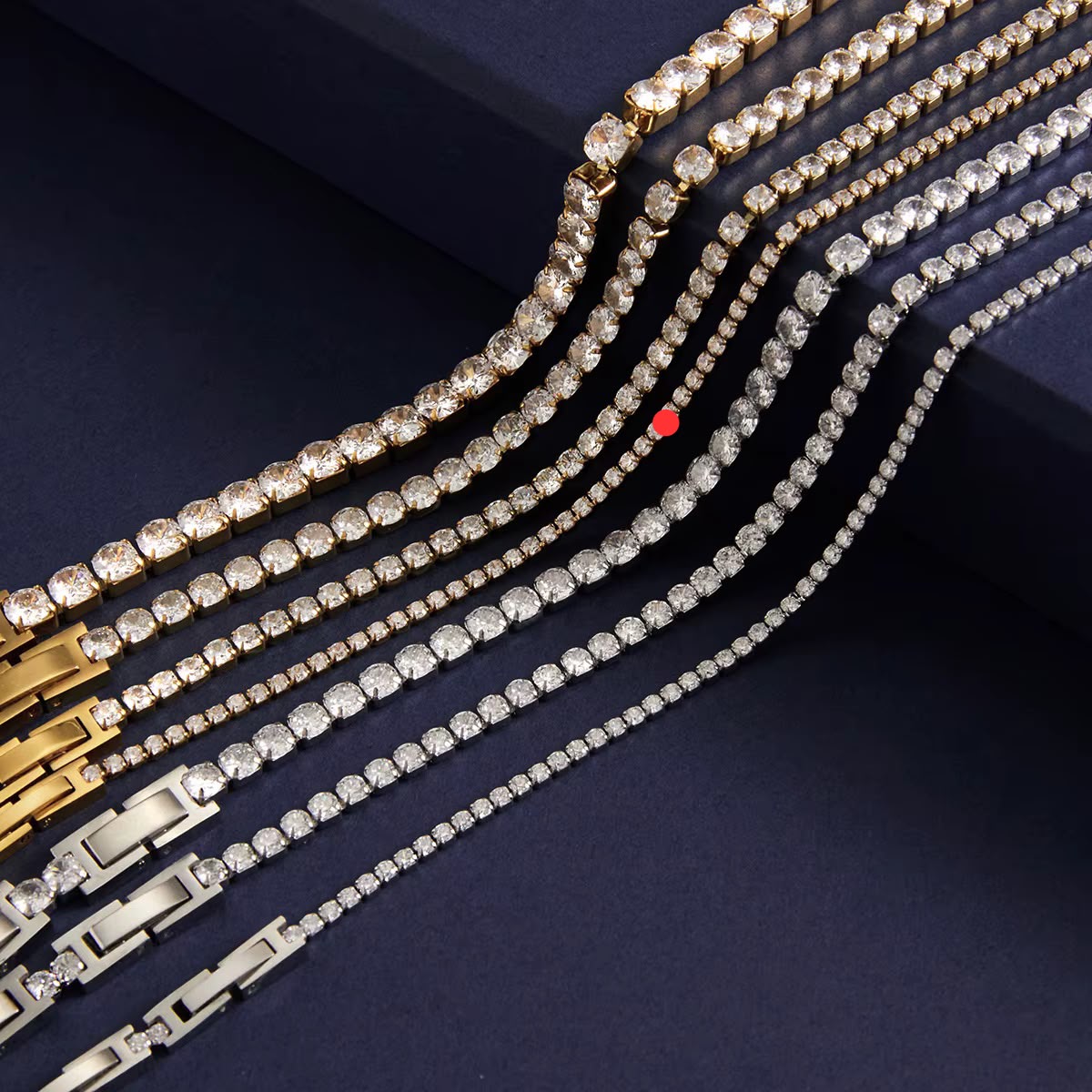 Gold Petite Tennis Bracelet