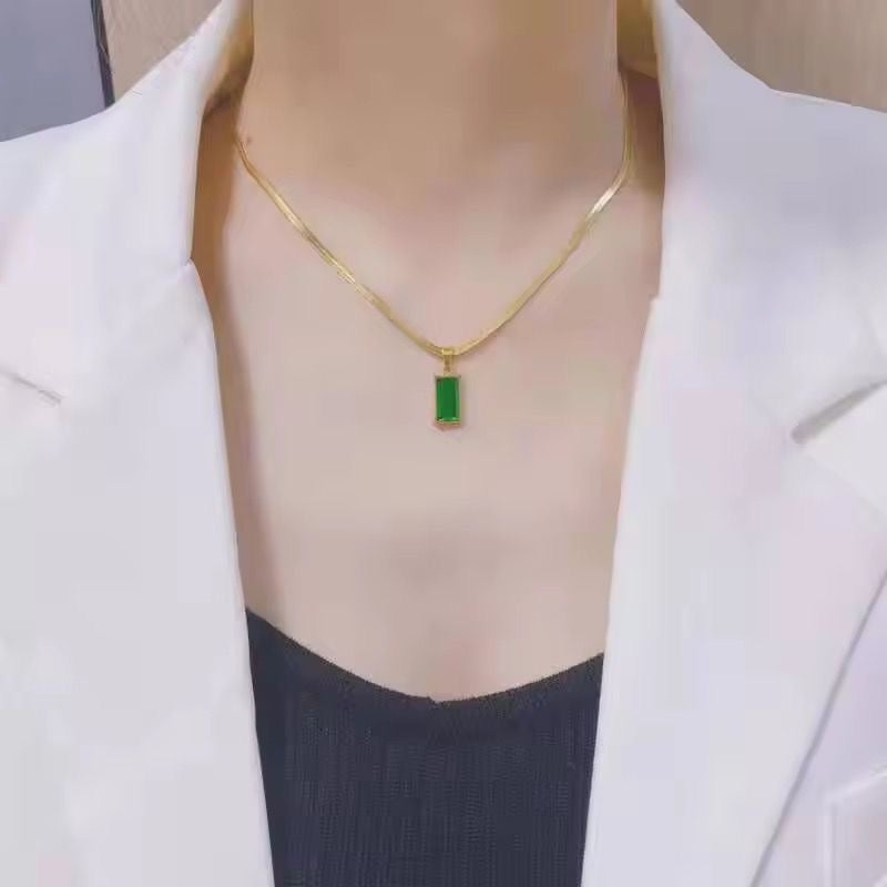 Emerald Tasha Necklace